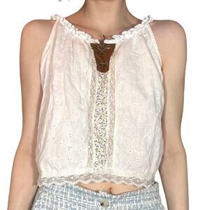 VTG Floral Ruffle Mary-Kate & Ashley Tank Top